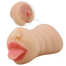 Dwustronny Masturbator Sarah Usta/Wagina | 100% ORYGINAŁ| DYSKRETNA PRZESYŁKA